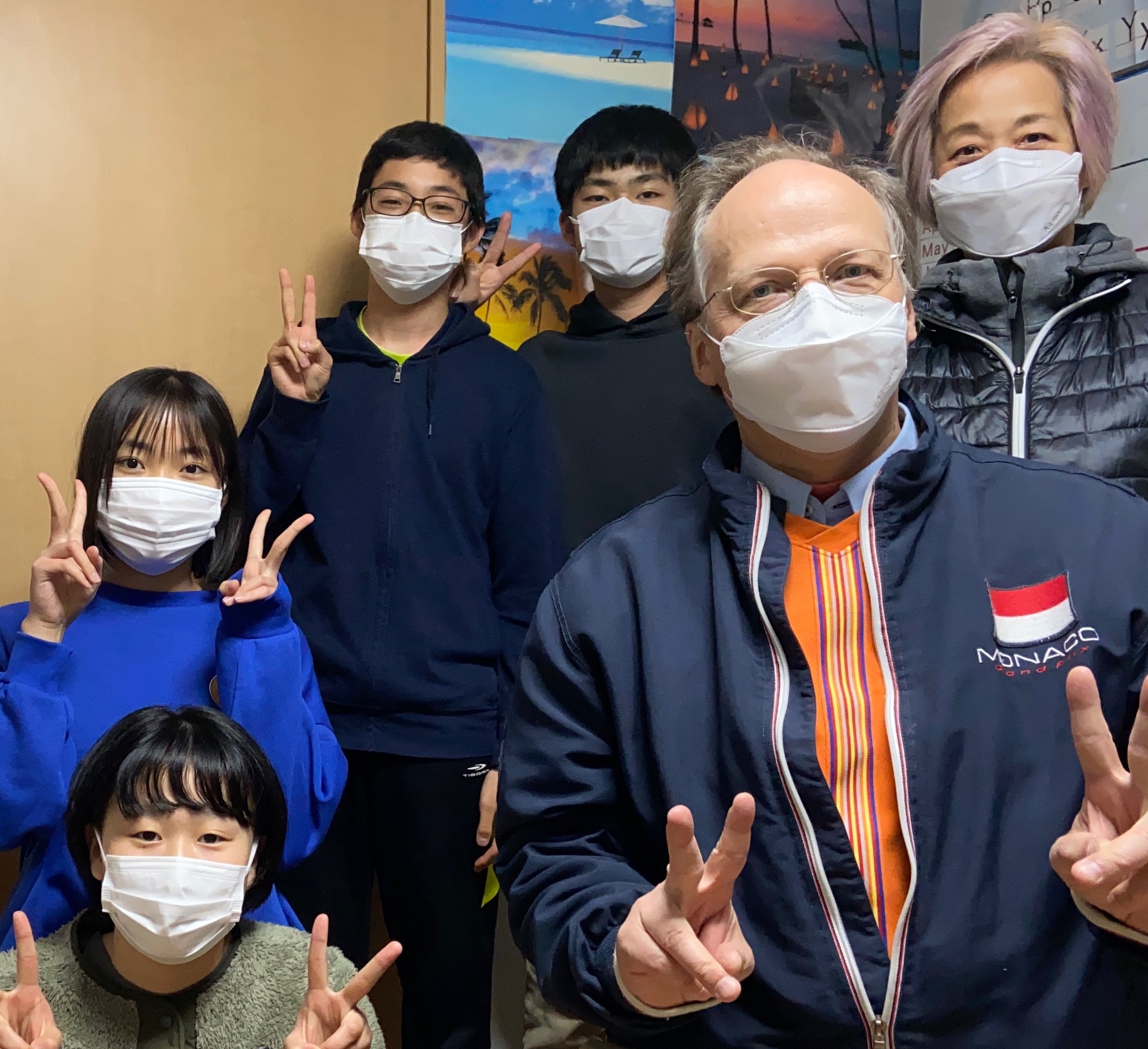 長期受講者達と 長期受講者達と